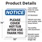 Signmission Please Cover Hot Tub After Use Thank You, 10 in W x Rectangle, Aluminum OS-2PACK-NS-A-1014-V-17359 - alternate 6